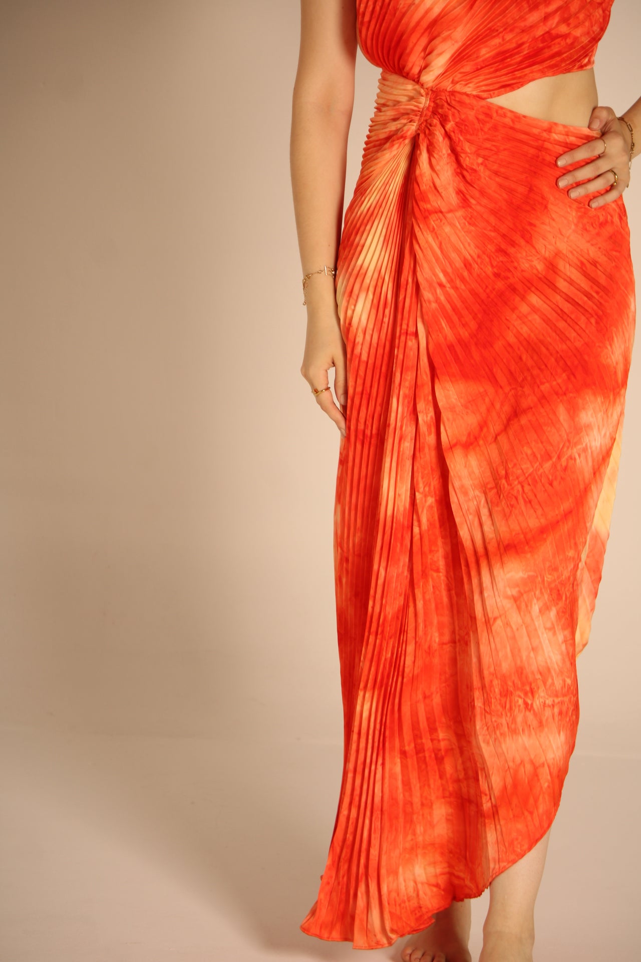 Sunset cut out dress