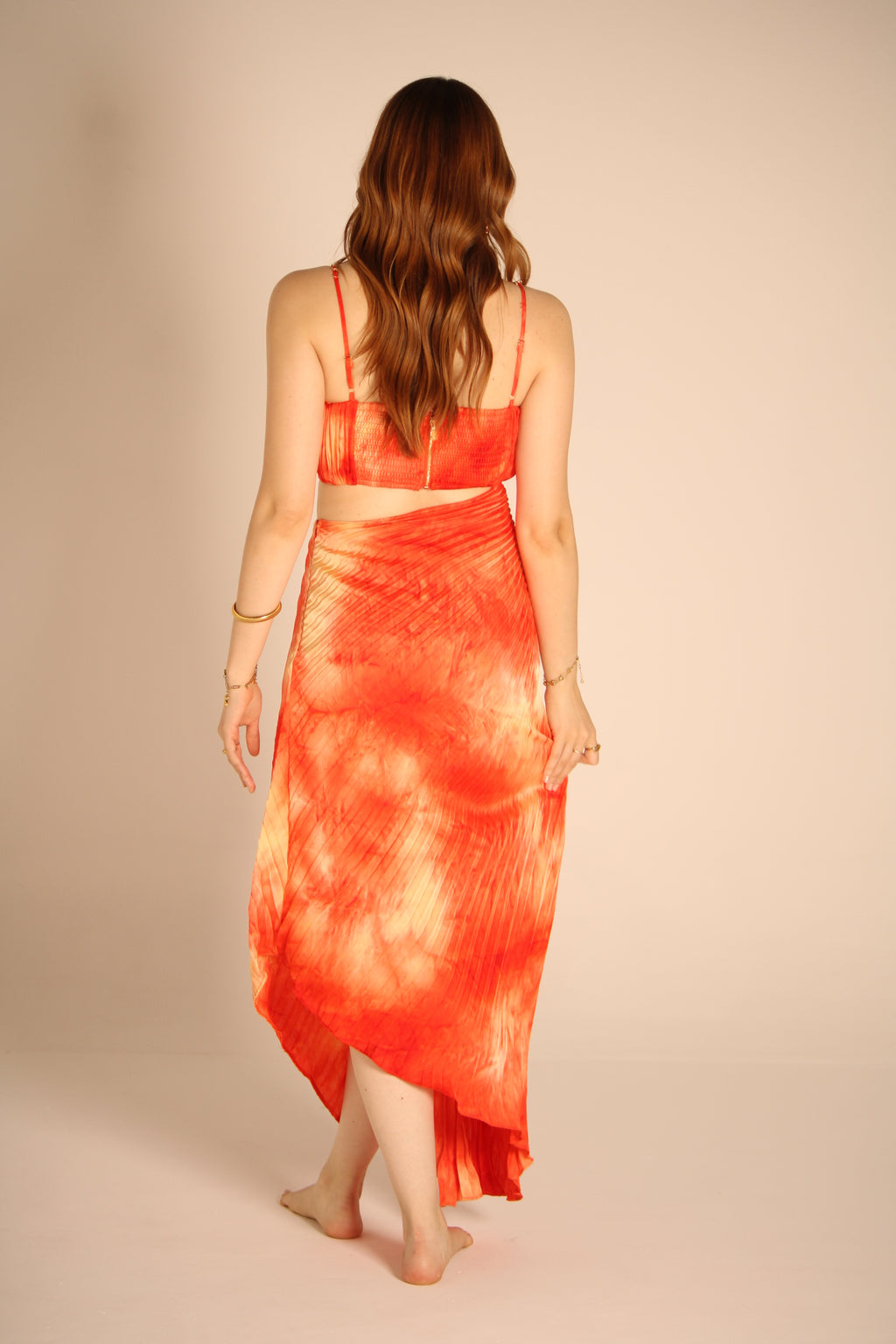 Sunset cut out dress