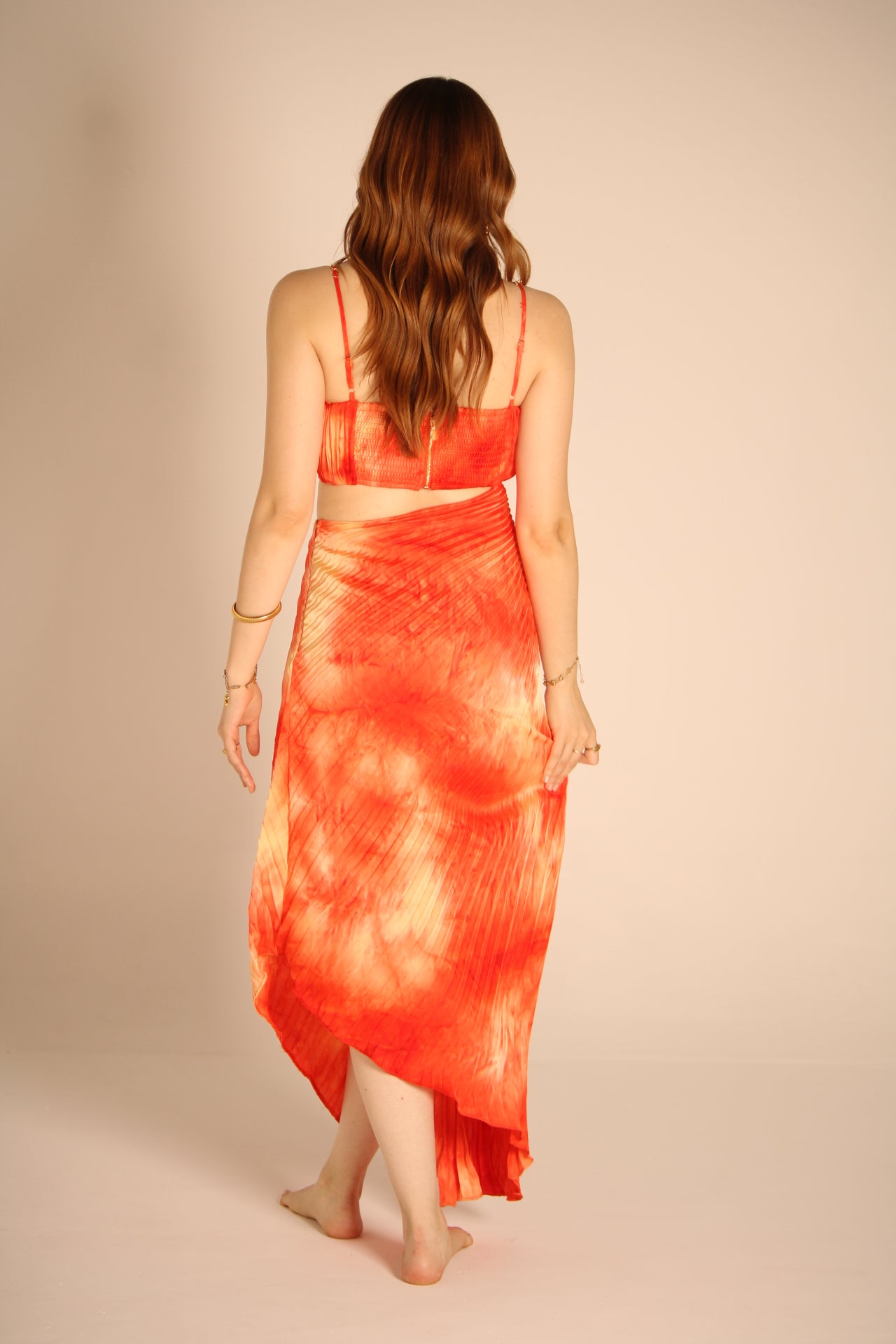 Sunset cut out dress