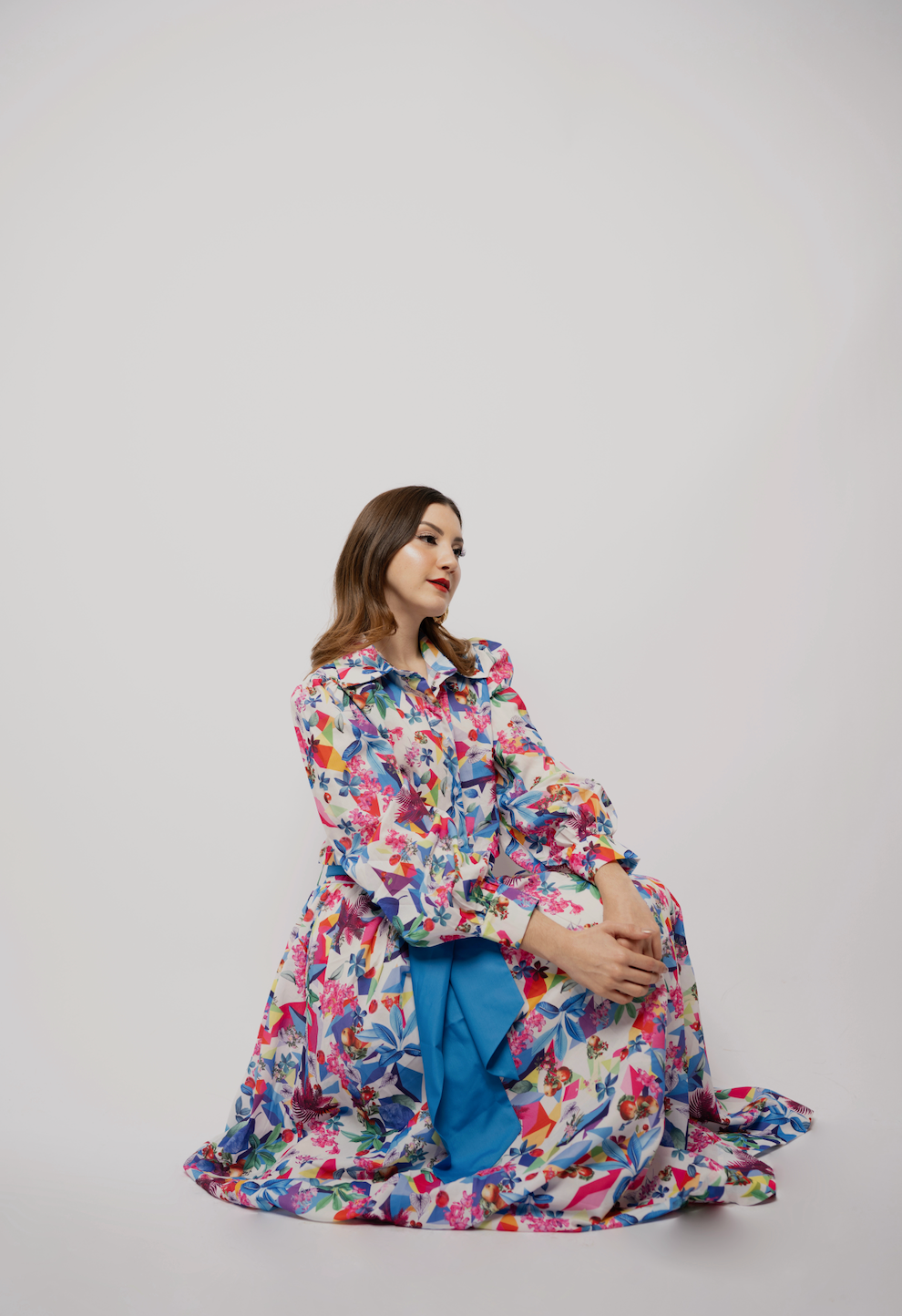 Tropical 2 Piece Dress