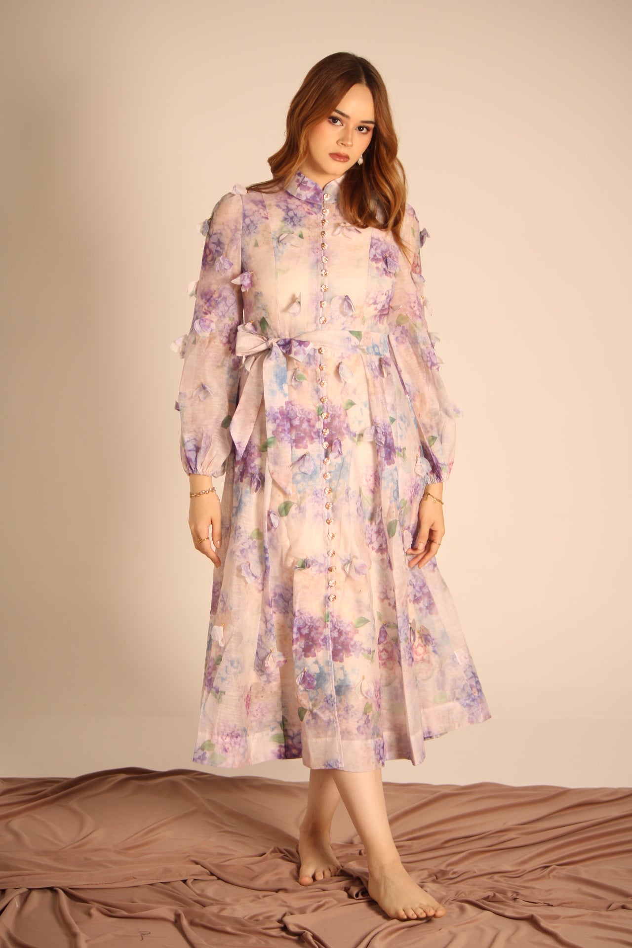 Floral midi dress