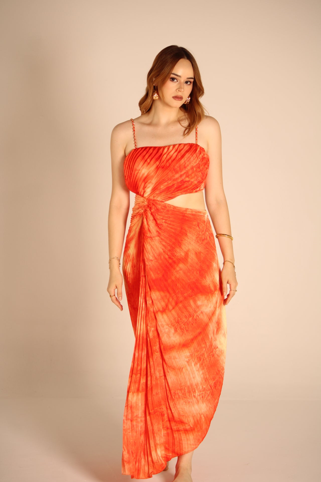 Sunset cut out dress