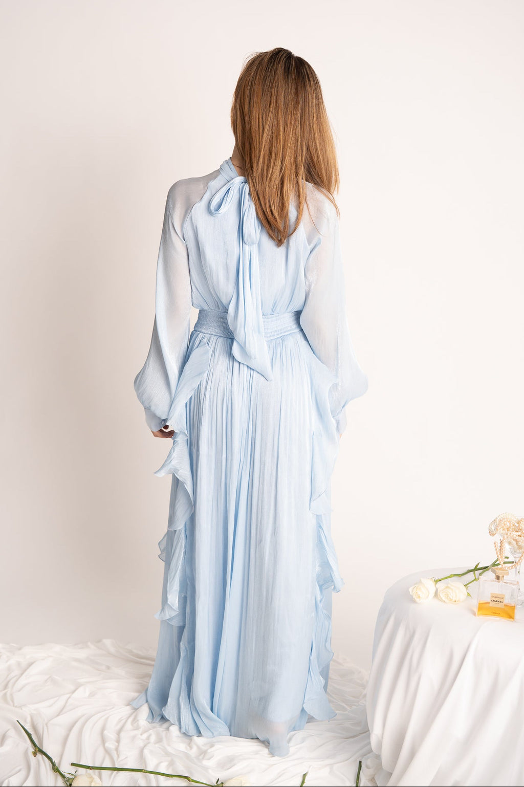 Ice Ruffle Dress