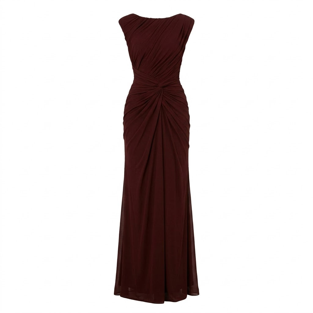 Celine Dress Maroon
