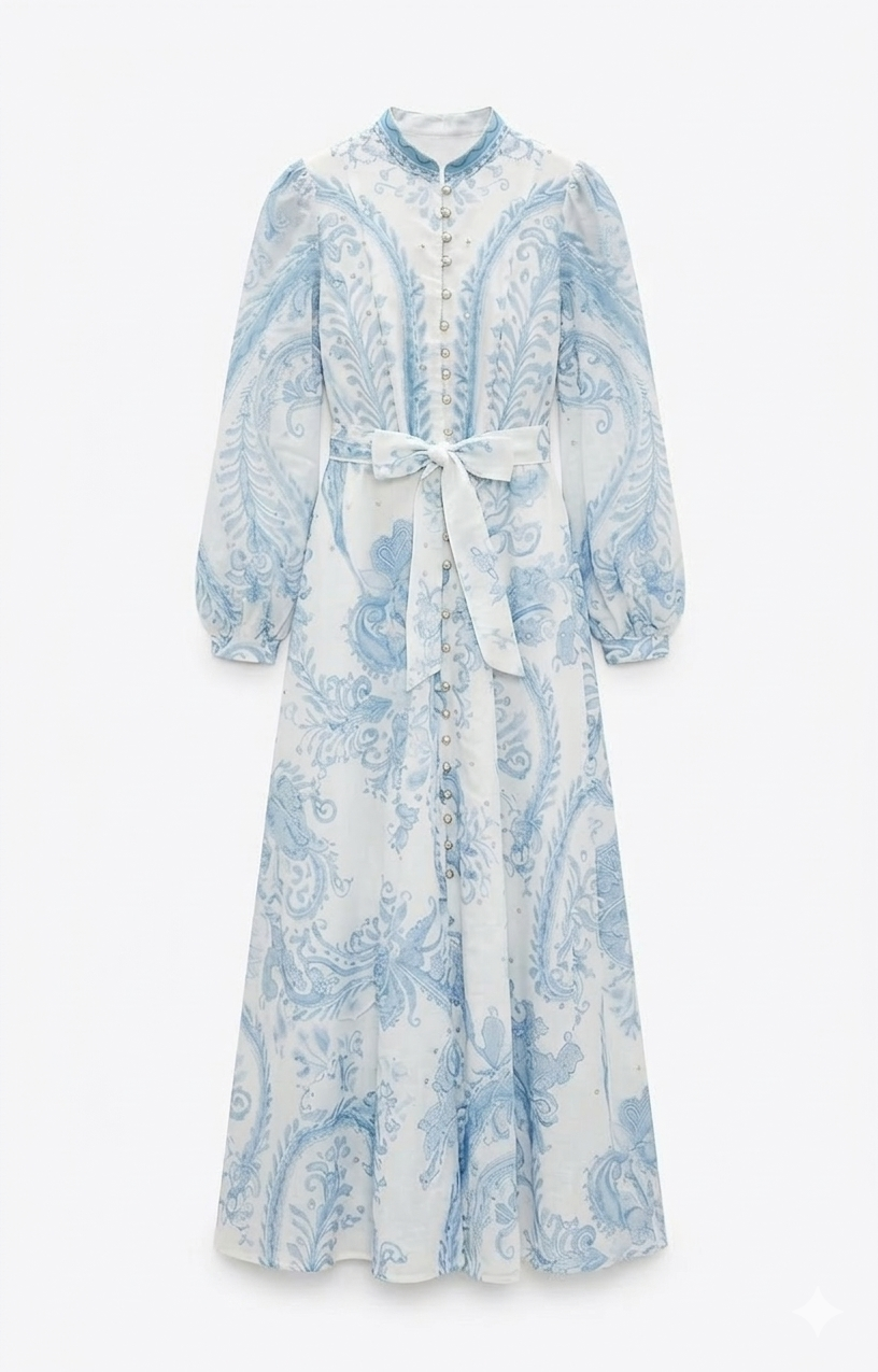 Blue Blossom Dress